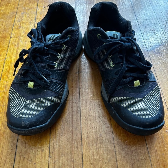 *Great Pre-Owned* Prince T22.5 Black/Yellow Men's Athletic Shoes - Picture 2 of 9